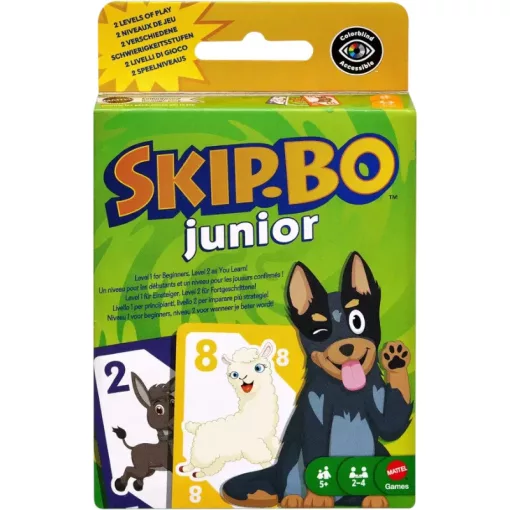 Mattel Games - Skip-Bo Junior kártyajáték