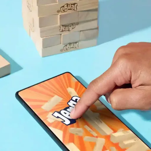 Hasbro Jenga társasjáték digitális kockával
