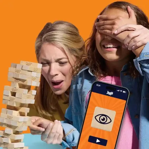 Hasbro Jenga társasjáték digitális kockával