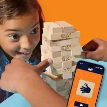 Hasbro Jenga társasjáték digitális kockával