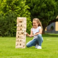 Giant Wooden XXL óriás toronyépítő társasjáték
