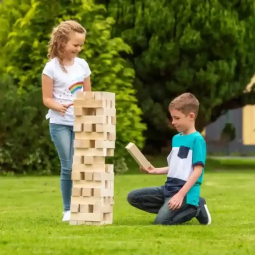 Giant Wooden XXL óriás toronyépítő társasjáték