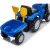   New Holland T7 traktor bébitaxi utánfutóval és kerti játékokkal