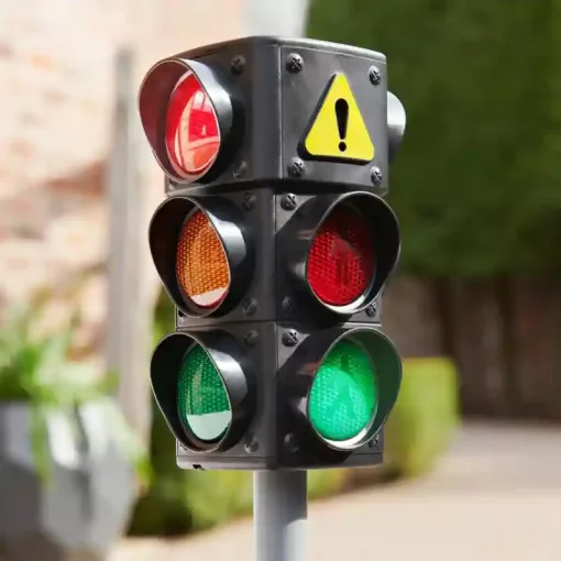 Interaktív játék közlekedési lámpa, jelzőlámpa