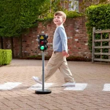 Interaktív játék közlekedési lámpa, jelzőlámpa