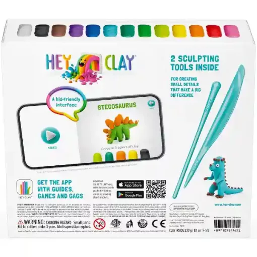 Hey Clay - "Dinók" színes gyurma készlet