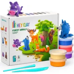   Hey Clay - "Erdei állatok" színes gyurma készlet