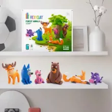 Hey Clay - "Erdei állatok" színes gyurma készlet