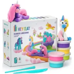   Hey Clay - "Szivárvány unikornisok" színes gyurma készlet