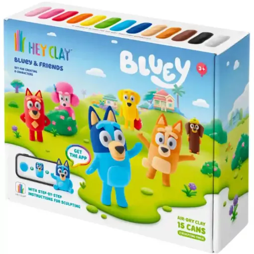 Hey Clay - "Bluey" színes gyurma készlet