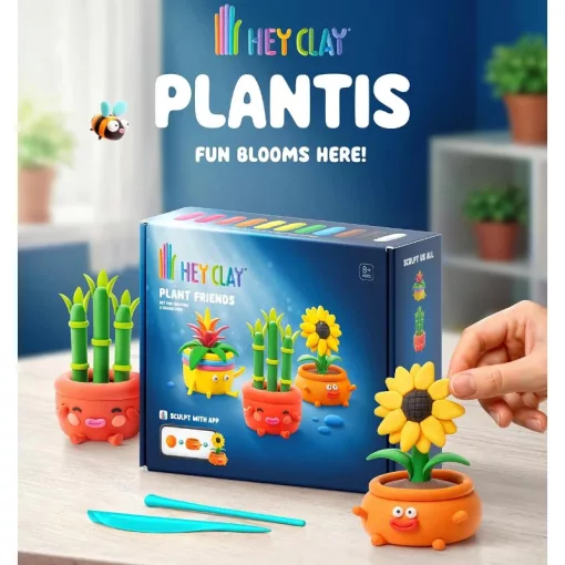 Hey Clay - "Virágpajtások" színes gyurma készlet