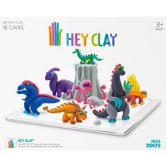 Hey Clay - "Mega dinók" színes gyurma készlet