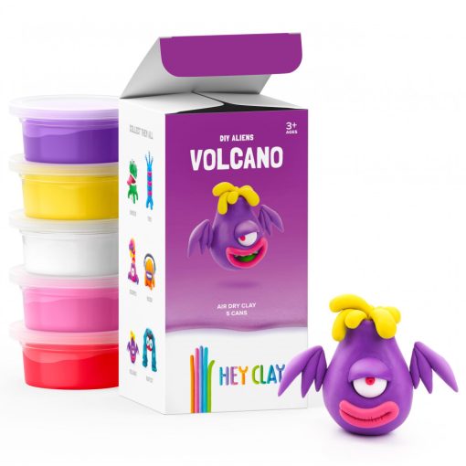 Hey Clay - "Volcano" színes gyurma készlet