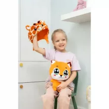 Hoody Kin Academy Fifi plüss róka zsiráfos sapkában