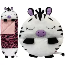 Happy Nappers hálózsák-párna: Zinnia, a zebra - 137cm