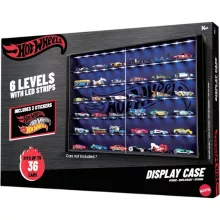 Hot Wheels kiállítási vitrin LED-világítással