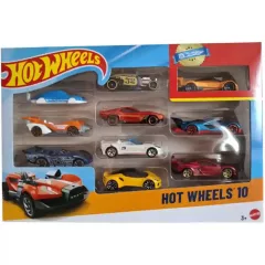 Mattel Hot Wheels kisautók 10 darabos szett