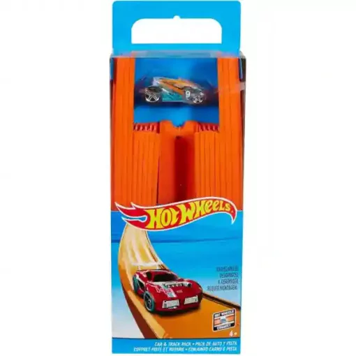 Mattel Hot Wheels 4,5m egyenes pályaelemek kisautóval