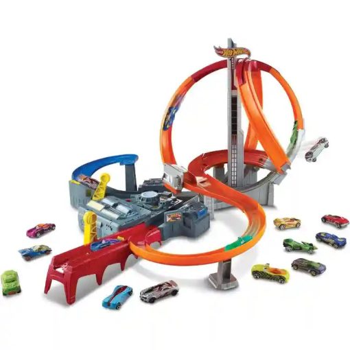 Mattel Hot Wheels forgó őrület motorizált versenypálya