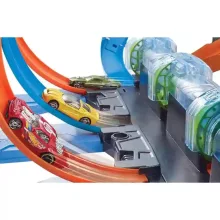 Mattel Hot Wheels dugóhúzó motorizált pályakészlet kisautóval