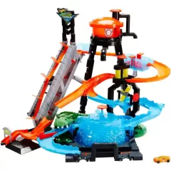   Mattel Hot Wheels ultimate aligátoros autómosó versenypálya