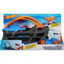 Mattel Hot Wheels hurokpálya ugratóval kamionon