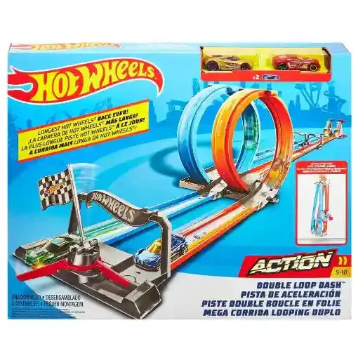  Mattel Hot Wheels szétnyitható szuperpálya készlet