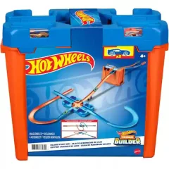   Mattel Hot Wheels óriás átalakítható versenypálya dobozban két kisautóval, 4,5m hosszú pálya (csomagolássérült-új)
