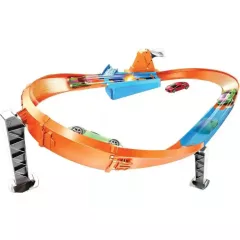 Mattel Hot Wheels villámgyors versenypálya játékszett