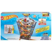 Mattel Hot Wheels GTT95 Mega garázs kisautóval