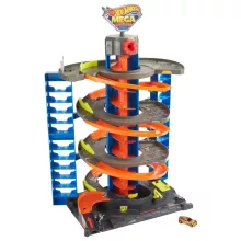 Mattel Hot Wheels GTT95 Mega garázs kisautóval