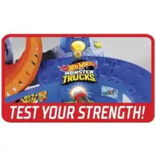 Mattel Hot Wheels Monster Truck T-Rex óriás vulkán aréna fénnyel és hanggal