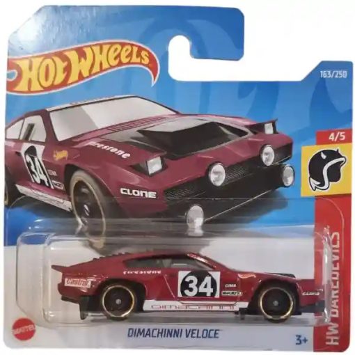  Mattel Hot Wheels Dimachinni Veloce kisautó