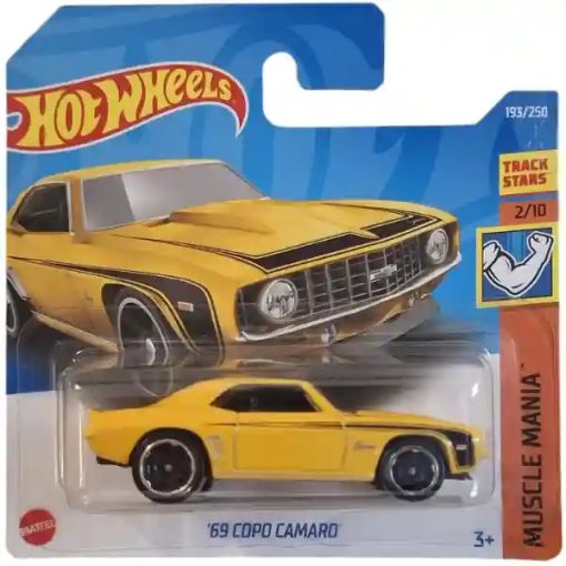  Mattel Hot Wheels '69 COPO Chevrolet Camaro kisautó