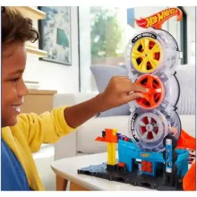 Mattel Hot Wheels triplakerék gumiszervíz pályakészlet