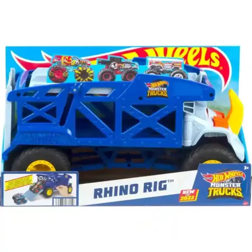 Mattel Hot Wheels Monster Trucks orrszarvús szállító kamion