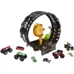   Mattel Hot Wheels Monster Trucks hurok kihívás játékszett 8db autóval