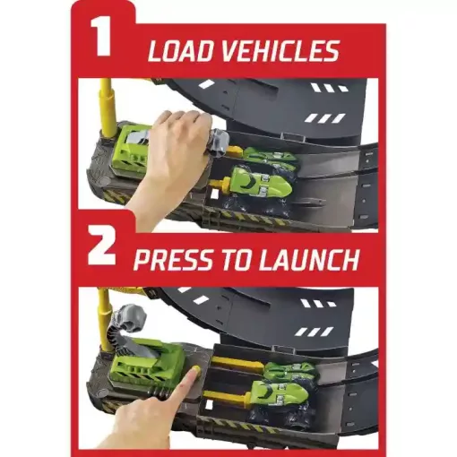 Mattel Hot Wheels Monster Trucks hurok kihívás játékszett 8db autóval