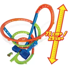 Mattel Hot Wheels HGV67 Szédületes ciklon autópálya kisautóval