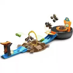  Mattel Hot Wheels Monster Trucks kaszkadőr kerék játékszett 6db autóval