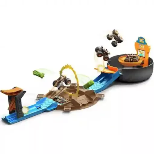Mattel Hot Wheels Monster Trucks kaszkadőr kerék játékszett 6db autóval