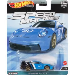    Mattel Hot Wheels Premium Pop Culture Speed Machines Porsche 911 GT3 kisautó