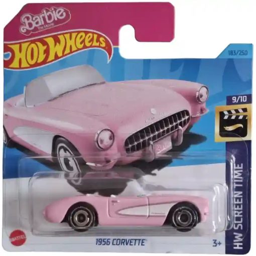 Mattel Hot Wheels 1956 Chevrolet Corvette Barbie The Movie kisautó