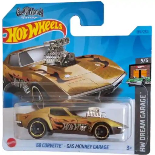 Mattel Hot Wheels '68 Corvette - Gas Monkey Garage kisautó