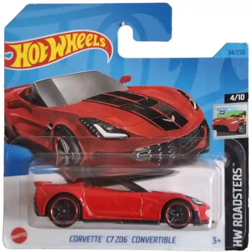 Mattel Hot Wheels Chevrolet Corvette C7 Z06 Convertible kisautó