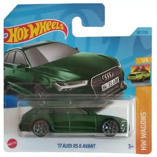  Mattel Hot Wheels '17 Audi RS 6 Avant kisautó