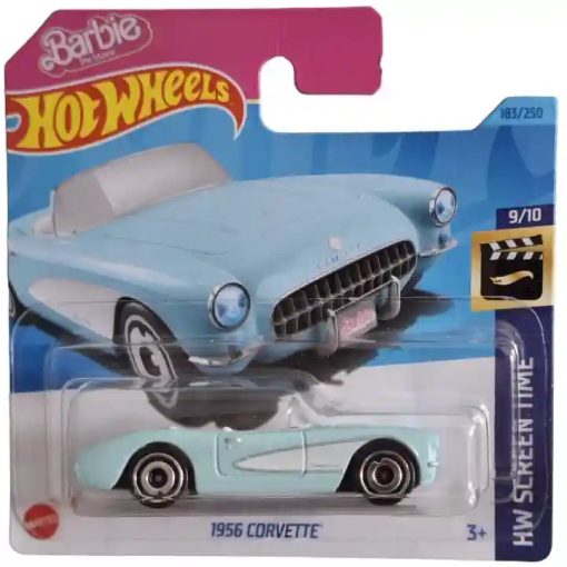 Mattel Hot Wheels 1956 Chevrolet Corvette Barbie The Movie kisautó