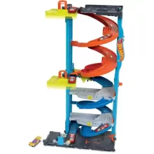 Mattel Hot Wheels 2 az 1-ben átalakítható versenytorony kisautóval