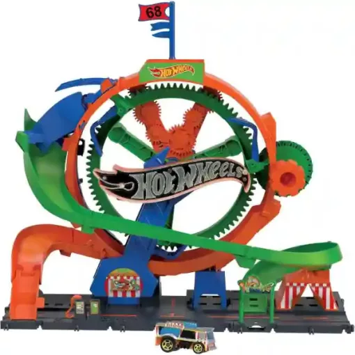 Mattel Hot Wheels interaktív óriáskerék kaland autópálya kisautóval
