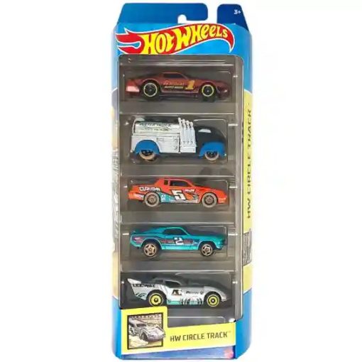 Mattel Hot Wheels kisautók 5 darabos szett - HW Circle Track™